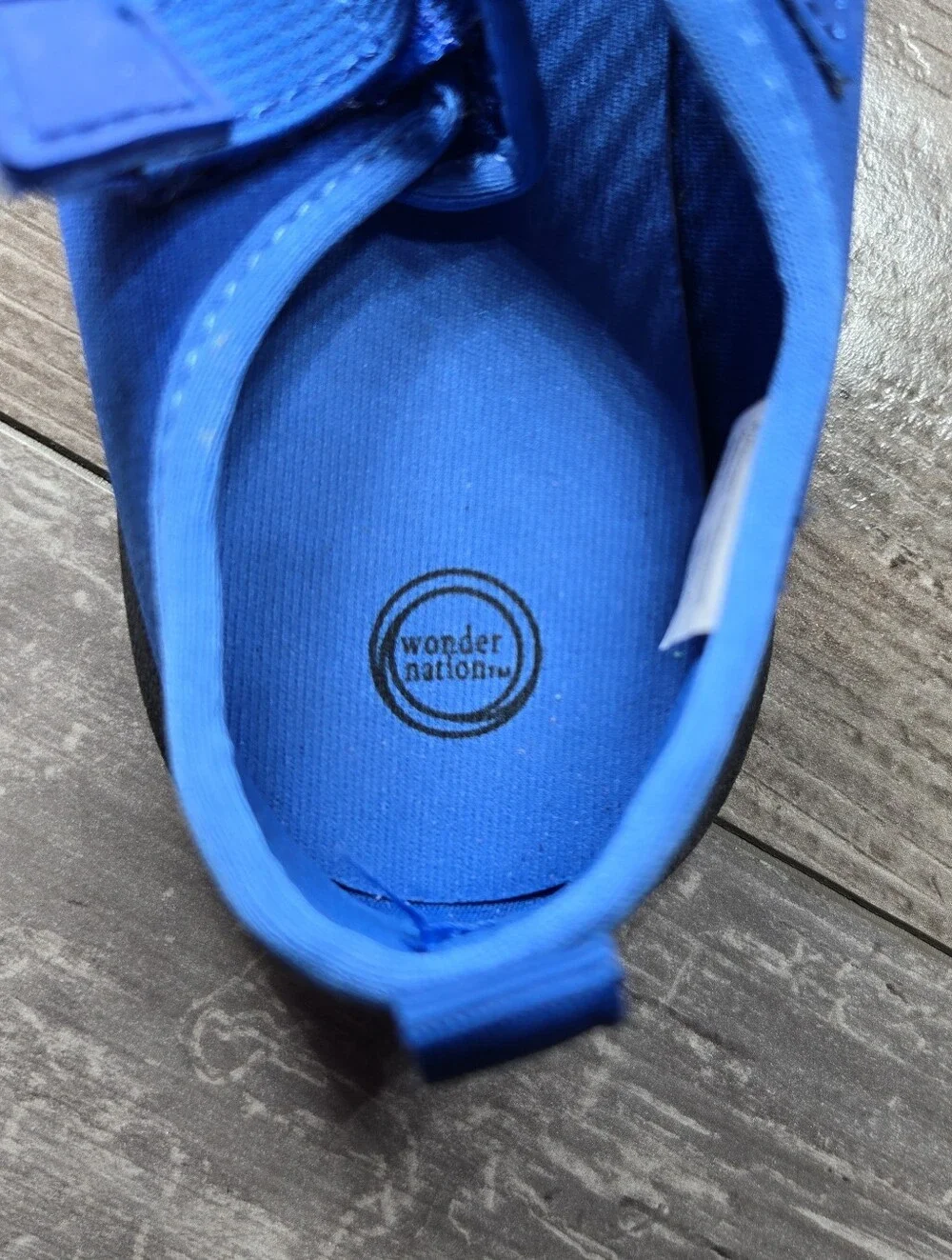 Wonder Nation Toddler Boys 11/12 Electric Blue Water Shoes